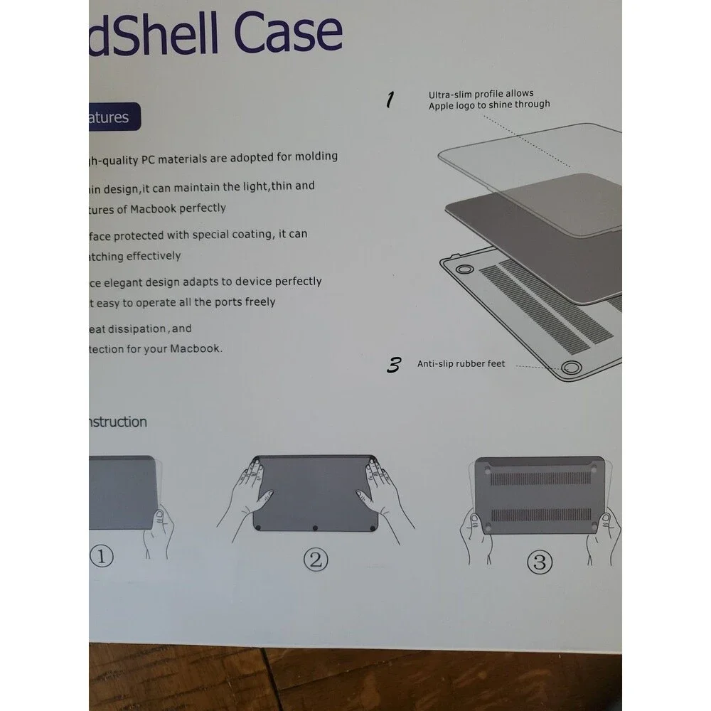 Psychedelic Monsters Retro Hard Shell Case New Macbook Air 13.6 Stand Vent